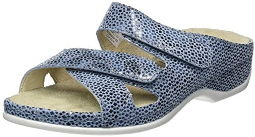 Berkemann Felia, Pantofole Donna, Blu Metallizzato, 41.5 EU