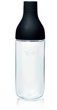 MINI Genuine Water Bottle Colour Block 700ml Black Classic Screw Cap Drinking