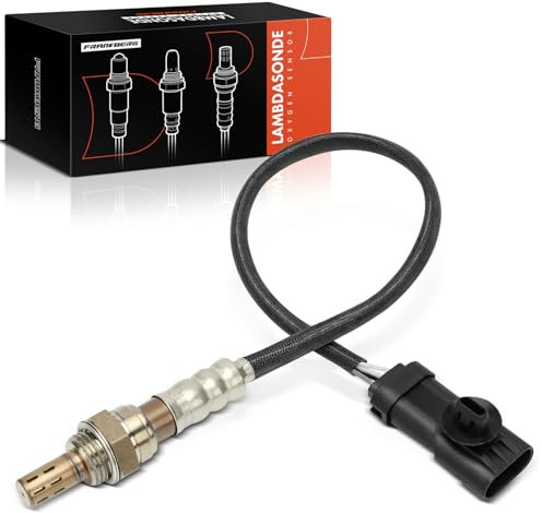 Frankberg 1x Capteur d'Oxygène Sonde Lambda 4-Pôles Compatible avec Clio II BB CB Clio III BR0/1 CR0/1 Twingo I C06 Kangoo KC0/1 Kangoo Express FC0/1 Remplacer# 7700107438