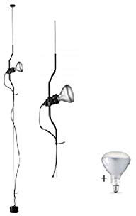 Flos Parentesi Lampada Sospensione Nero LAMPADINA LED INCLUSA