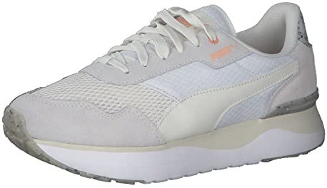 PUMA Damen R78 Voyage Better Sneaker, Vaporous Gray-Vaporous Gray-Peach Pink, 37.5 EU