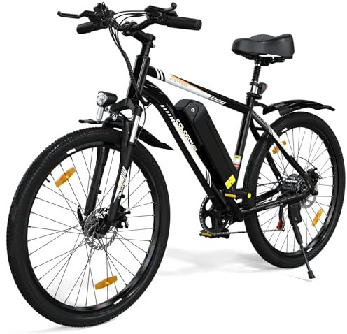 COLORWAY Elektrofahrrad, E-Bike für Männer und Frauen, Elektro-Mountainbike, 26 x 2.125 E-Bike, Elektrofahrrad, mit 250W Motor und 36V/15Ah Akku, die Akkulaufzeit kann 40-80 km erreichen.