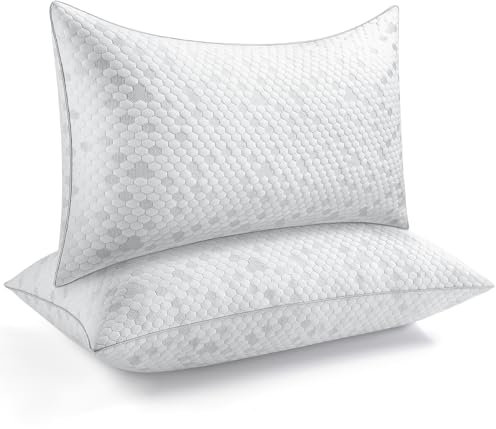 MetersGod Kissen Kopfkissen 40x80cm 2er Set, Memory Foam Kissen Höhenverstellbar mit reißverschluss, Waschbares nackenkissen Schaumstoffkissen, atmungsaktives Schlafkissen weich& stützend