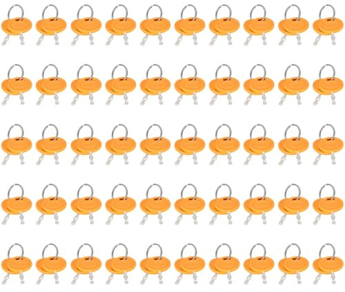 Chuuparts 100 llaves de encendido 625-05000 625-05002 compatibles con cortacésped MTD compatible con Cub compatible con Cadet compatible con Troy-Bilt