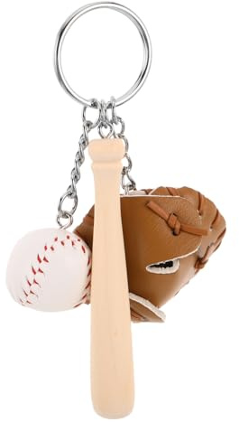 YARNOW Softball Bag Tag Baseball Keychain Med Mini Baseballhandske Sportig Nyckelring För Väskor Och Samlare Lätt Bärbar Sportaccessoar För Flickor
