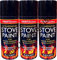 6 x Heat Resistant Matt Black Spray Paint Stove High Temperature 400ML BBQ'S (6)