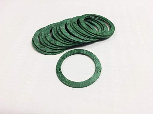 Lot de 10 joints plats AFM 1 1/4 Diamètre extérieur : 38,00 mm Joint plat chauffage installation sanitaire jardin eau