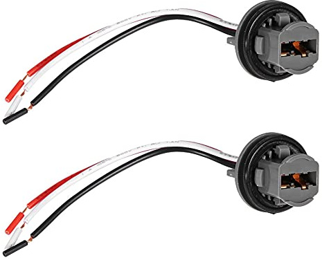 Tbest T20 sockel, T20 7443, T20 lamphållare 7443 T20 lamphållare lampor 2 stycken T20 stickpropp 7443 billamphållare pluggadapter LED bromsljuskontakt