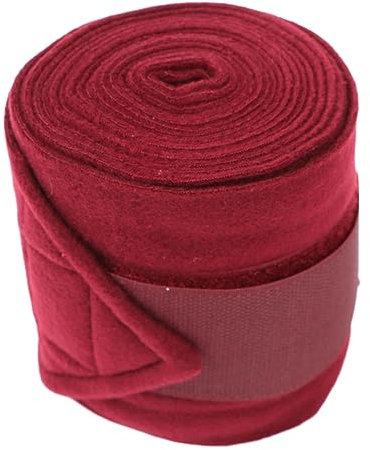 Fockety -Beinbandagen, Verdicktes Polyester, Weich, Verhindert EIN Verrutschen, 4er-Set für Pferdebeinbandagen für das Reittraining