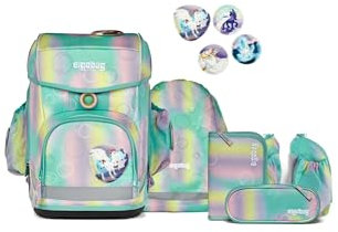 ergobag cubo Light Set ergonomischer Schulanzen, extra leicht, Set 5-teilig, 780 g