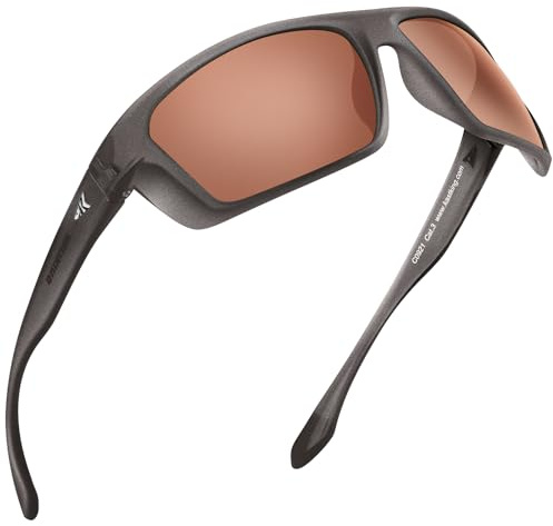 KastKing Huzzah Polarized Sport Sunglasses for Men and Women, Ideal for Driving Fishing Cycling and Running,UV Protection