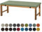 Aselbia Bankauflage Sitzkissen 100X40X5CM,Waschbare Rutschfestes Bankkissen Sitzauflage Bequeme Bankpolster für Bank, Fensterbank, Gartenmöbel, Terrasse, Drinnen,Achat Grün