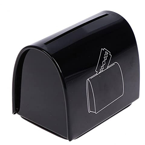 Fopytu Caso De Eliminación De Cuchillas De Afeitar Safe Shaver Storage Bank Portable Blade Box De Correa para Rasurador De Afeitar