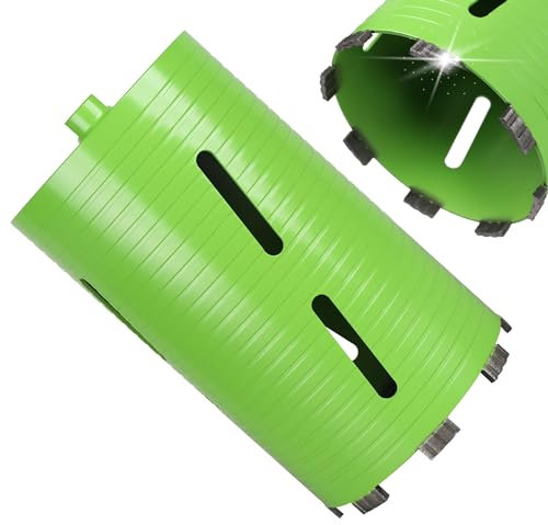 BETTERI 6 Inch Dry Core Drill Bit, 10 Drilling Depth, 5/8-11 Threaded Core Bits for Concrete, Laser Welded Diamond Core Bit for Masonry Reinforced Concrete Brick