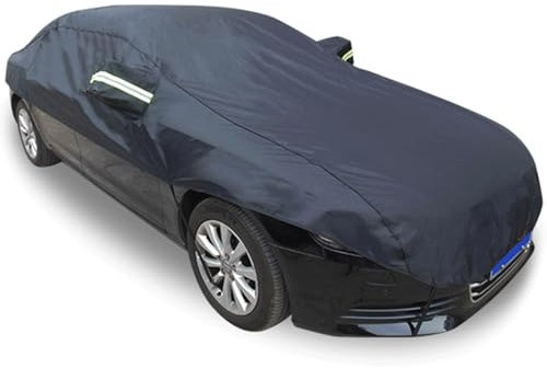 Halbgarage für Mercedes-Benz SLK 200 $Ingle R171, wasserdichte Sonnendach-Schutzhülle 4 Jahreszeiten universal Oxford-Stoffgarage mit winddichtem Seil Outdoor Windschutzscheibenabdeckung