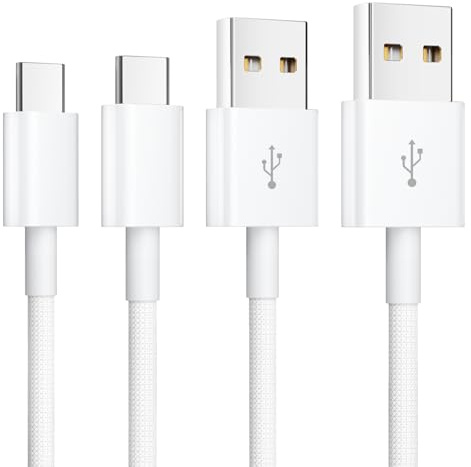 2Pack 1.8M IPhone 15/16/17 Charger Cable,USB A to USB C Charging Cable for iPhone 16/ 16E(SE4)/ 16 Pro Max/16 Plus, iPhone 15/15 Pro Max, AirPods , AirPods 4, Pro 12.9/11/Air USB C Charger power Cord