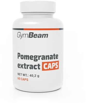 GymBeam Estratto di Melograno CAPS - 125 mg (20:1) Punica Granatum, Antiossidante Naturale a Base di Erbe, Vegano, 60 cps