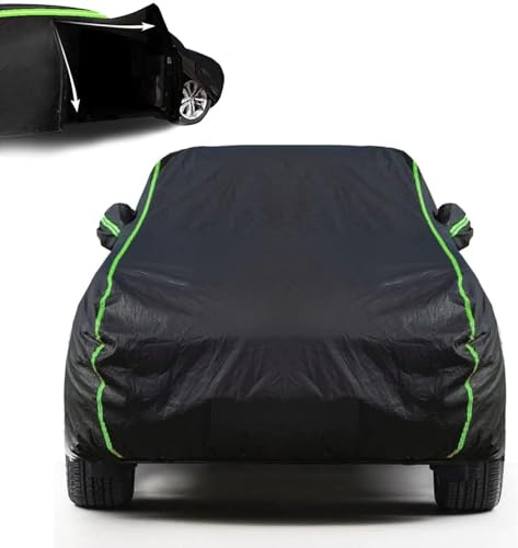Funda para Coche Exterior para EBRO S400 SUV 2025-，Funda Coche Exterior Impermeable Transpirable Polvo Lluvia Nieve Resistente Antipolvo,con Cremallera Lateral