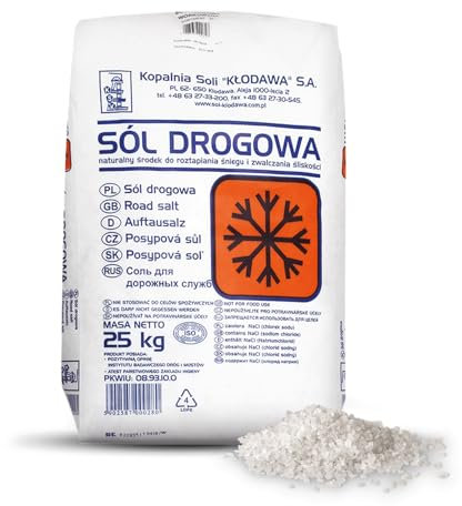 PALIGO Streusalz Auftausalz Straßensalz Tausalz Streugut Steinsalz Wintersalz Räumsalz Taumittel Granulat Salz 25kg Sack / 1 Karton Ksk