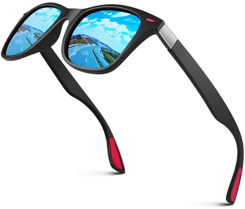 GQUEEN Gafas de Sol Hombre Mujer Polarizadas TR90 para Conducir Deportes Pesca 100% Protección UV400 MO90