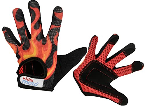 KIDDIMOTO Gants de Cyclisme pour Enfants – pour vélo d'enfant, vélo d'équilibre, Scooter et Skateboard (Gants pour garçons) | Disponible en différentes Tailles et Designs