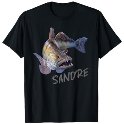 Cadeau de sandre pour la pêche et la capture de poissons T-Shirt