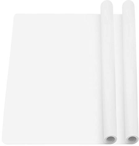 VEGCOO 2pcs Extra Large Silicone Mat Craft Mats Silcone Mat Silicone Sheet for Crafts Jewelry Casting Resin Moulds Mat, 40 × 30cm
