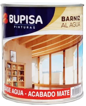 BUPISA - BARNIZ AL AGUA MATE INCOLORO BUPISA 750 ML