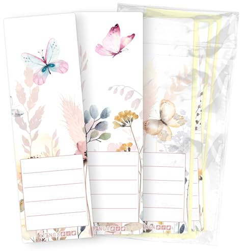 itenga Lot de 12 étiquettes pour dos de classeur - 6 x 19 cm - Autocollant pour dos de classeur comme motif panoramique - En papier adhésif (motif panoramique)