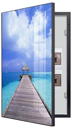 Pintura decorativa de caja de distribución, cubierta de panel eléctrico decorativa - Ocultar medidor Caja de medidor eléctrico Pintura decorativa - Cubierta de panel eléctrico montada en la pared - Va