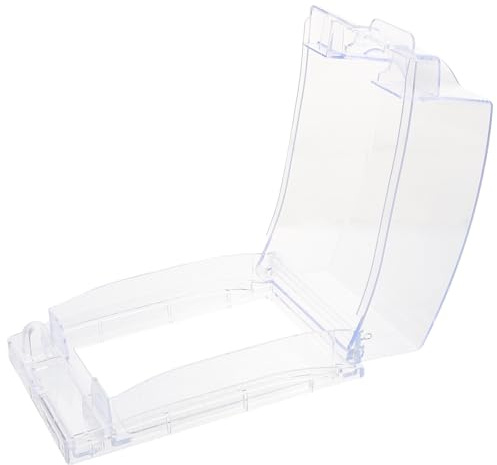 VILLFUL Copertura Protettiva Adesiva per Presa Elettrica Trasparente Resistente al Fuoco e Kit di Sicurezza per Protezione per Bagno e Cucina Facile Installazione senza Danni