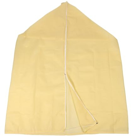 YARNOW Cubierta Anticongelante para Plantas de Jardín 180x240 Cm, Funda Protectora Beige con Cordón Ajustable y Cremallera, Manta Reutilizable contra Heladas para Arbustos y Árboles