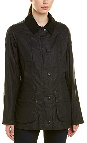 Barbour Womens Lightweight Beadnell Wax Jacket, 14UK/ 10US, Navy