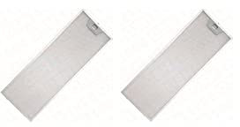 OZBASPAREPART Dunstabzugshaubenfilter-Set 515x166 + 515x186 mm - Metall-Fettfilter für Dunstabzugshaube - Kompatibel mit verschiedenen Marken und Modellen
