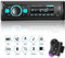 Rimoody DAB Autoradio 1 Din Bluetooth Autoradio avec Bluetooth Mains Libres FM Radio/DAB/DAB+/2 USB/TF/Aux/EQ/7 LED Couleurs Lecteur MP3 avec Commandes au Volant Radio stéréo Fonction de Charge Rapide