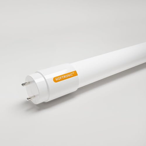 HOFTRONIC - Tubo LED T8 G13 120 cm - 12,5W 2000 Lumen (160lm/W) - 6500 K luce bianca fredda - Reempleza 865 - Senza Sfarfallio - Tube Fluorescent - Tube Neon - LED starter fornito