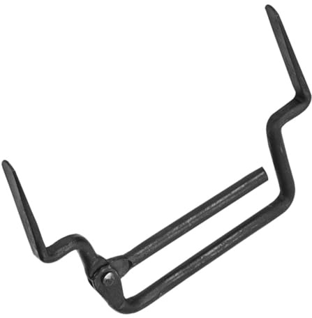 HOMSFOU Pince à Briques Multifonction En Acier 16mm Réglable Outil De Transport De Briques Pince à Bloc Réglable Levage Et Déplacement Pour Chantier Et Jardin