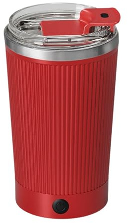 Buhygn Di Miscelazione Elettrica, Di Agitazione Automatica, 400 Ml, Bicchiere Di Agitazione Elettrico, Miscelatore Da Caffè Da Viaggio, Design Della Base Staccabile, Per Caffè, Tè, Latte, Cacao