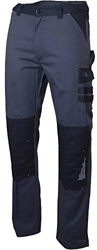 LMA Workwear 1880 - Pantalon de Travail avec Poches Genouillères - 1622 SULFATE - Bicolore, Multipoches, Zéro métal - Idéal Industrie, Artisanat