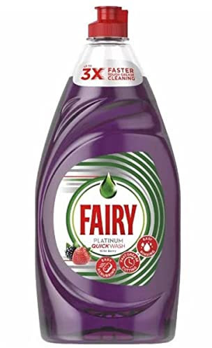 Fairy - Fairy HDW Platinum Quick Wash Wild Berry Dishwashing Liquid - 820ml