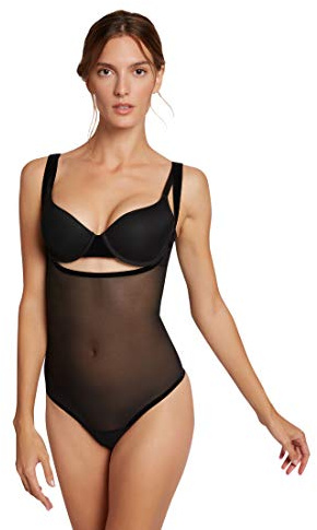 Wolford Tulle Forming String Body Leotard for Women Comfortable Shape with Style Breathable Fabric Lingerie Bodysuit