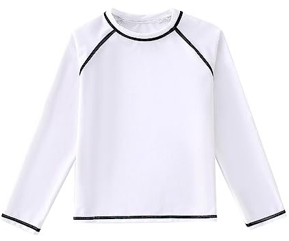 UV Shirt Kinder 6-12 Jahre - Langarm Badeshirt uv Jungen Schwimmshirt Kinder UV-Schutz UPF 50+