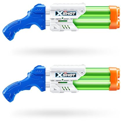 XSHOT Small Dual Stream Water Blaster by ZURU Dual Play Water Toy, Dual Stream Blaster, Water Toy for Children, Teen and Adults