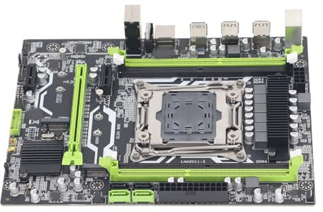 X99 V2 Computer Motherboard, USB 3.0 Anschlüsse, SATA3.0 Anschlüsse, Gaming Mainboard für LGA 2011 CPU Prozessoren, Stabile Leistung, Gigabit LAN Karte