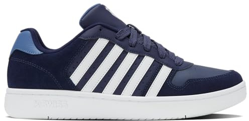 K-Swiss Court Palisades Herren Turnschuh, Blue Navacade, 42.5 EU