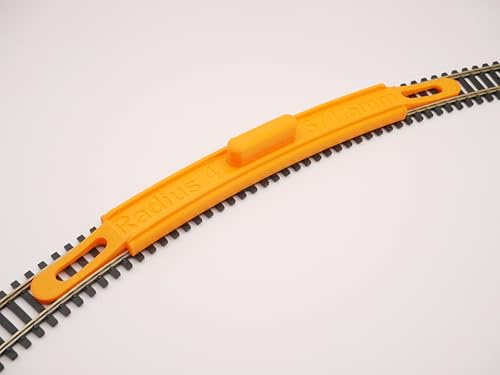 HO/OO 1:76 4th Radius 571.5mm Curve design for 00/H0 scale track with 67mm track spacing. Compatible with Hornby and Peco
