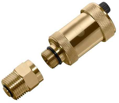 Automatischer Schnellentlüfter Entlüfter 1/2 Heizung mit Absperrventil