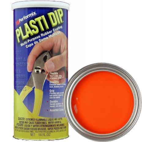 Plasti Dip Thick 400 ml för dykning och målning (fluorescerande orange)