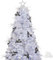 BusyBee Árbol de Navidad Artificial 180 cm con 300 Luces LED y Decoraciones navideñas en Azul y Blanco, incluidos los Gadgets de árbol de Navidad Luces LED de Cuerda USB (Bianco, 180cm)