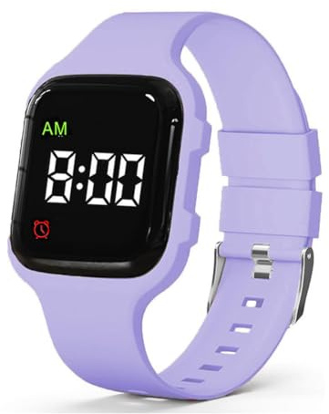 e-vibra Vibrating Alarm Watch, Potty Training Watch Waterproof Medical Reminder Watch with Timer (Purple)